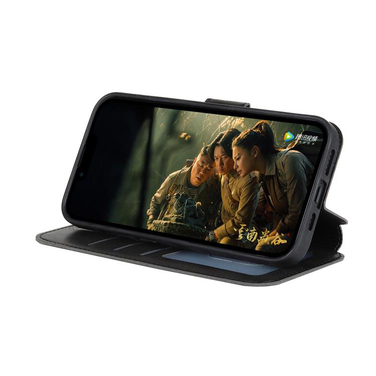 Boom of Sweden BOOM iPhone 14 Plus Plånboksfodral Calfskin - Svart