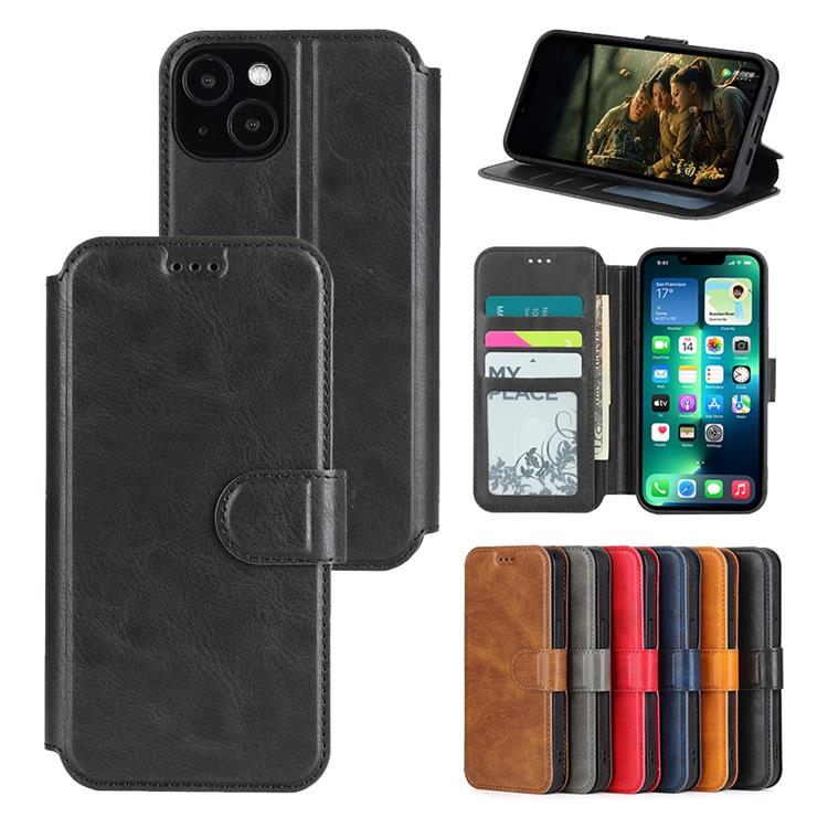 Boom of Sweden BOOM iPhone 14 Plus Plånboksfodral Calfskin - Svart