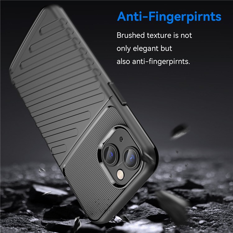 OEM iPhone 14 Plus Skal Thunder Twill - Svart