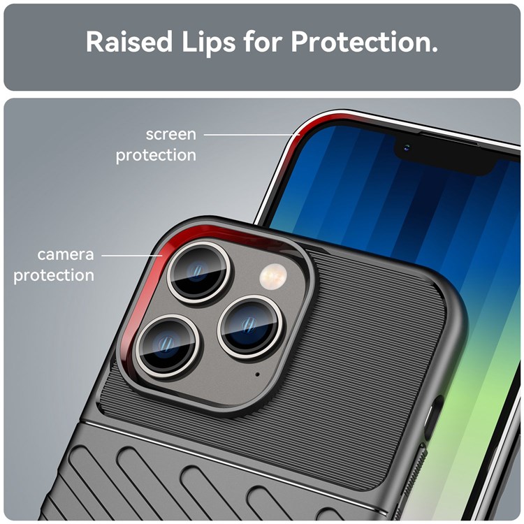 OEM iPhone 14 Pro Max Skal Thunder Twill - Svart