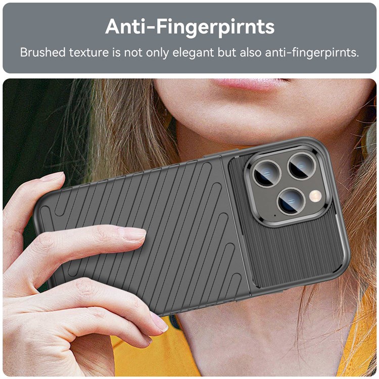 OEM iPhone 14 Pro Skal Thunder Twill - Svart