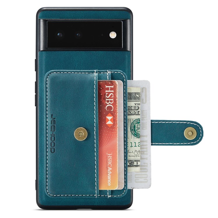JEEHOOD JEEHOOD Google Pixel 7 Skal Korthållare RFID - Blå