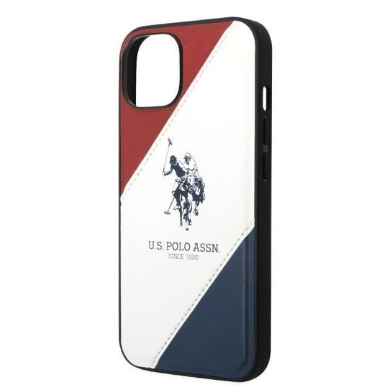 US Polo US Polo iPhone 14 Plus Skal Tricolor Embossed - Vit