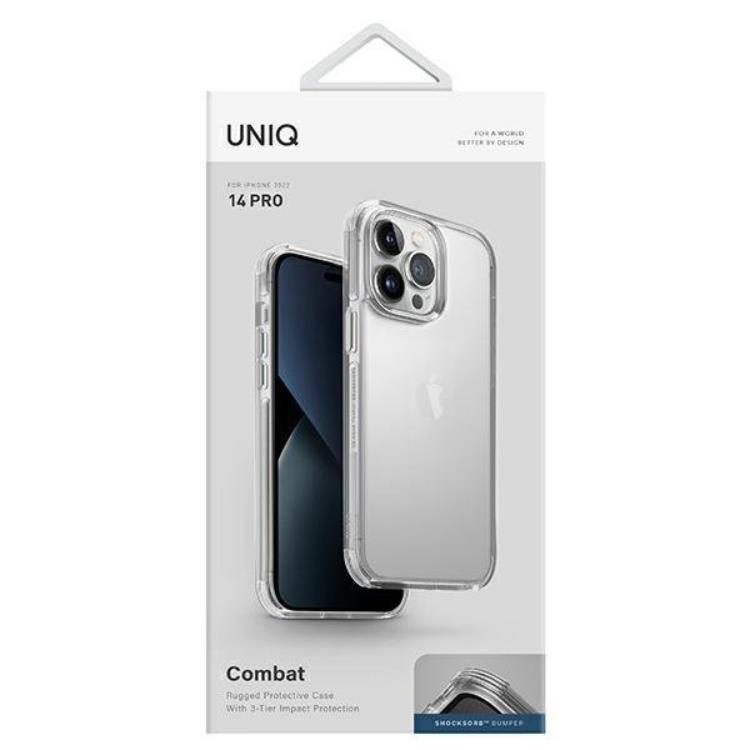 UNIQ Uniq iPhone 14 Pro Skal Combat - Transparent