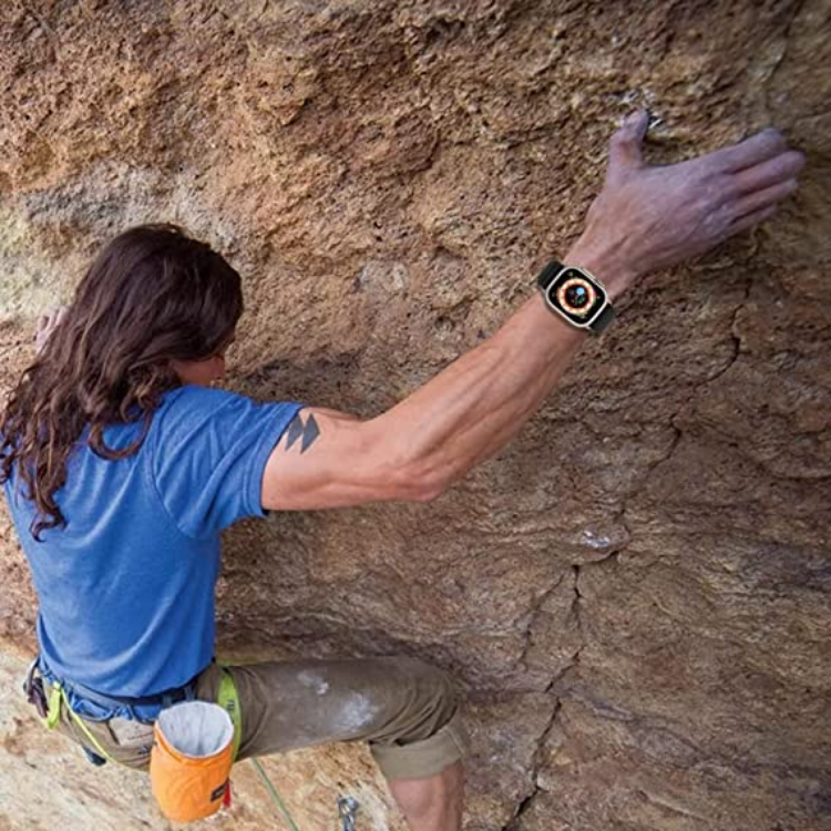 A-One Brand Apple Watch 4/5/6/7/8/SE (38/40/41mm) Loop Nylon Band - Orange