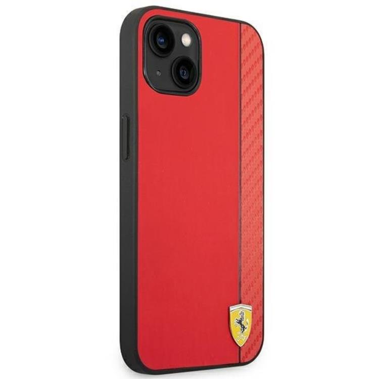 Ferrari Ferrari iPhone 14 Plus Skal Carbon - Röd