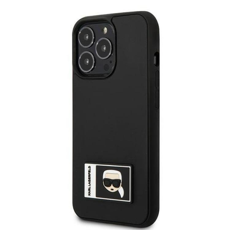 KARL LAGERFELD Karl Lagerfeld iPhone 13 Pro Skal Ikonik Patch - Svart