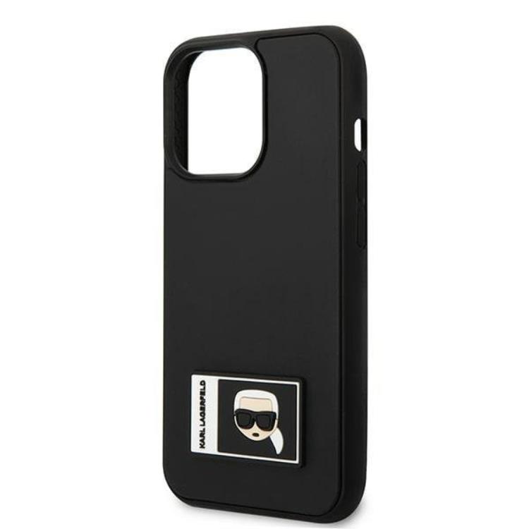 KARL LAGERFELD Karl Lagerfeld iPhone 13 Pro Skal Ikonik Patch - Svart
