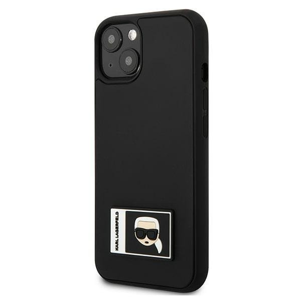 KARL LAGERFELD Karl Lagerfeld iPhone 13 Skal Ikonik Patch - Svart
