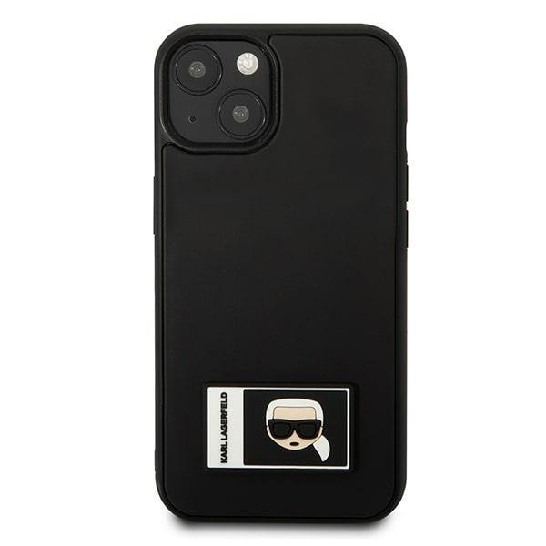 KARL LAGERFELD Karl Lagerfeld iPhone 13 Skal Ikonik Patch - Svart