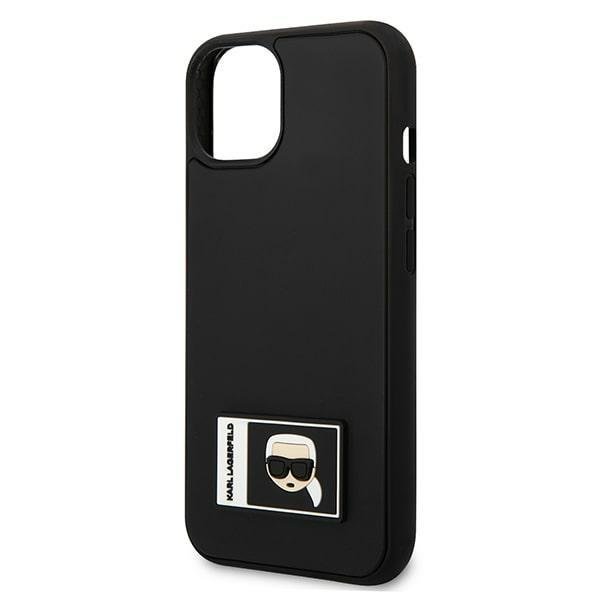 KARL LAGERFELD Karl Lagerfeld iPhone 13 Skal Ikonik Patch - Svart