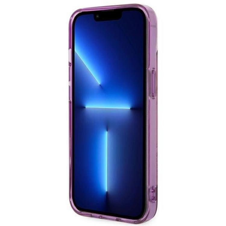 Guess GUESS iPhone 14 Plus Skal Jungle Collection - Rosa