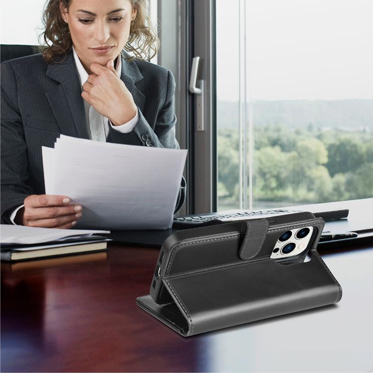 PULOKA Puloka iPhone 14 Pro Max Plånboksfodral Magsafe 2in1 Detachable - Svart