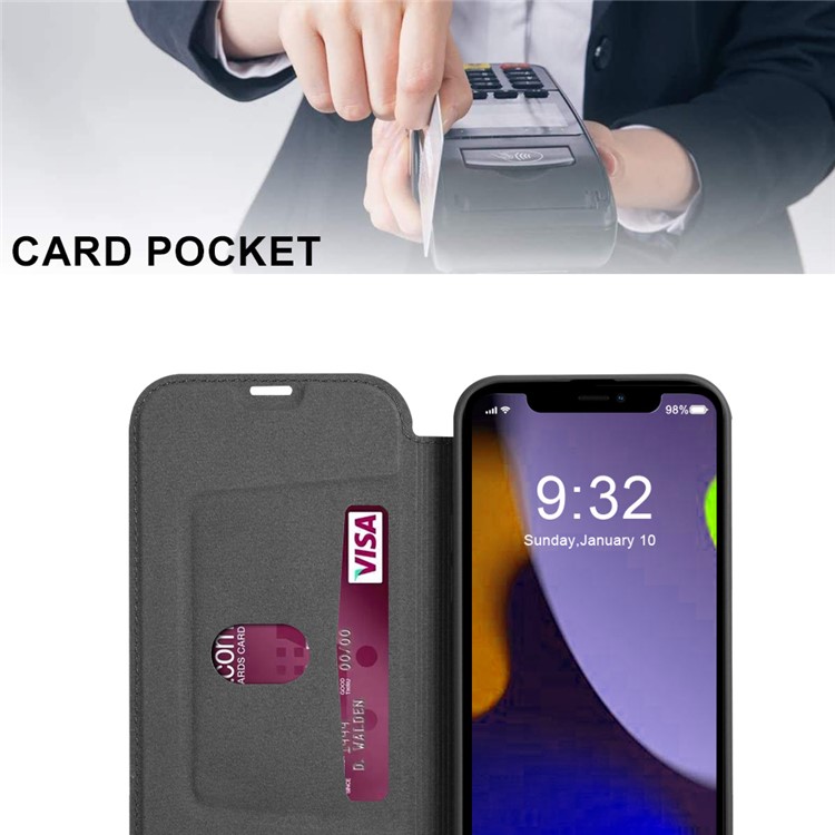 OEM iPhone 14 Plus Plånboksfodral Liquid Silicone - Svart