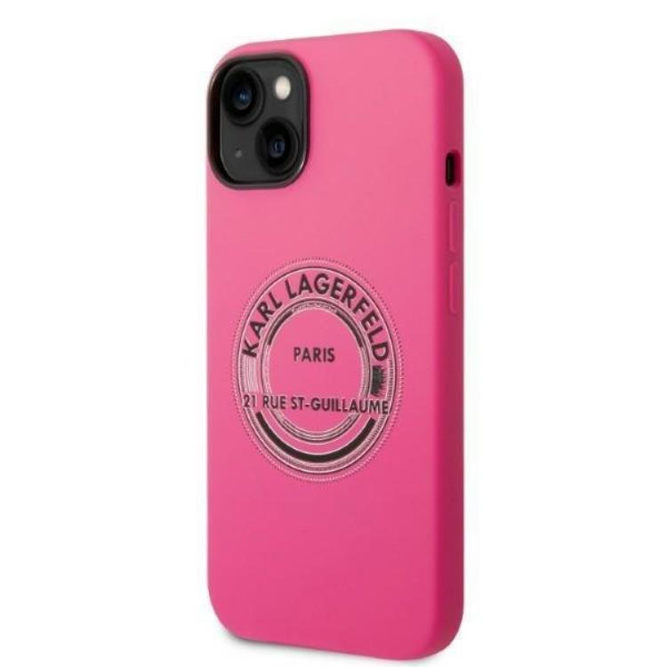 KARL LAGERFELD Karl Lagerfeld iPhone 14 Plus Skal Silicone RSG - Rosa