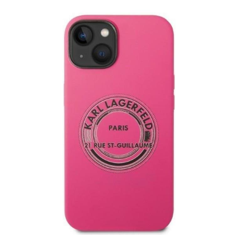 KARL LAGERFELD Karl Lagerfeld iPhone 14 Plus Skal Silicone RSG - Rosa