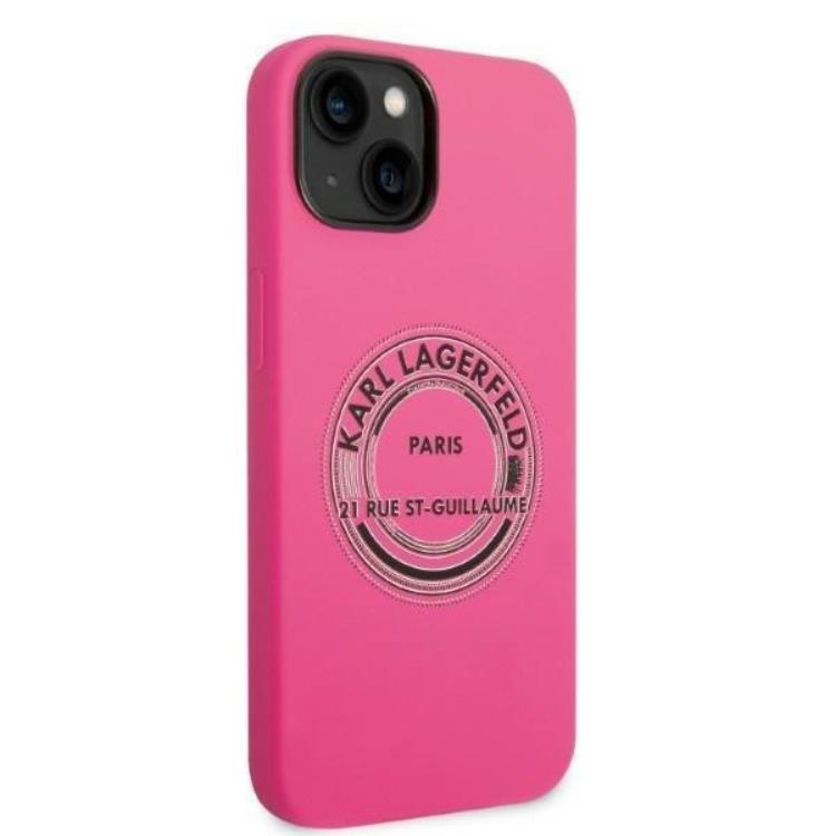 KARL LAGERFELD Karl Lagerfeld iPhone 14 Plus Skal Silicone RSG - Rosa