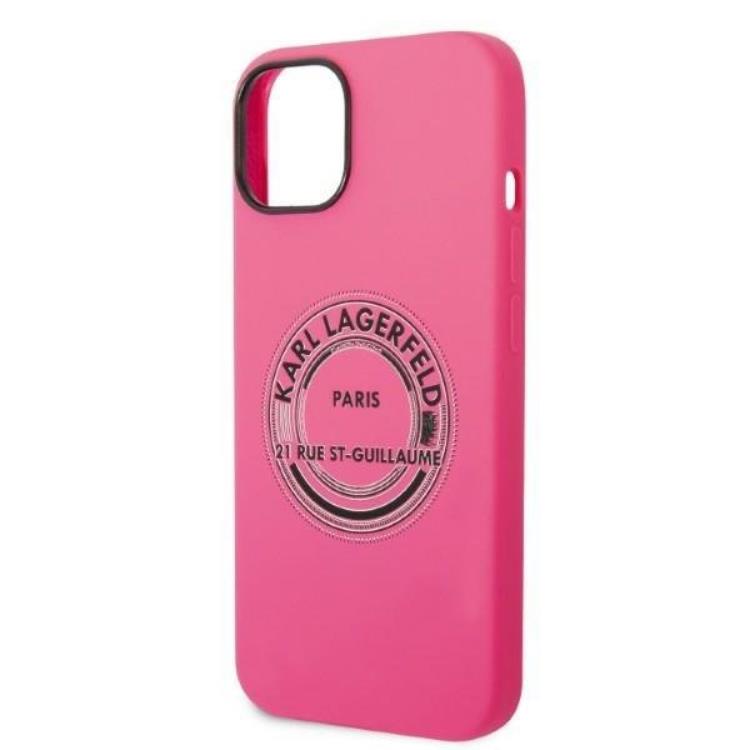 KARL LAGERFELD Karl Lagerfeld iPhone 14 Plus Skal Silicone RSG - Rosa