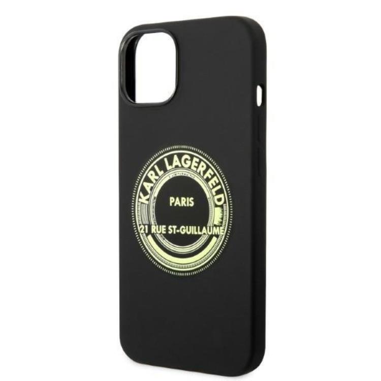 KARL LAGERFELD Karl Lagerfeld iPhone 14 Plus Skal Silicone RSG - Svart