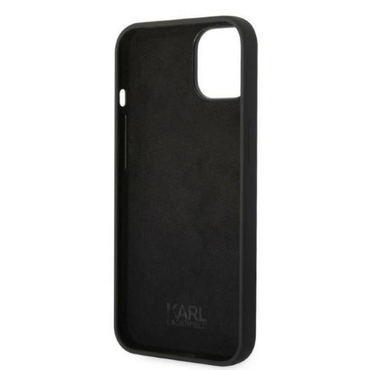 KARL LAGERFELD Karl Lagerfeld iPhone 14 Plus Skal Silicone RSG - Svart