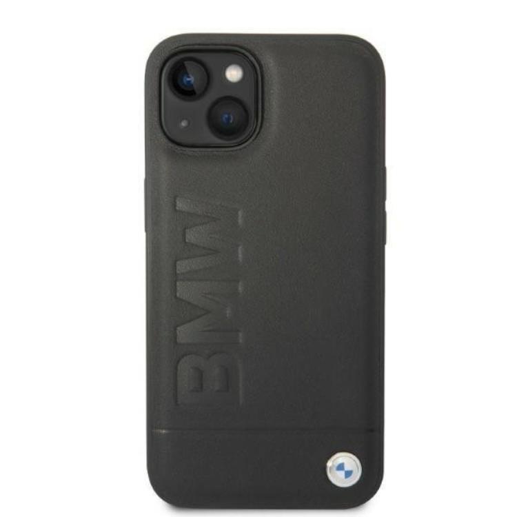 BMW BMW iPhone 14 Plus Skal Magsafe Signature Logo Imprint - Svart