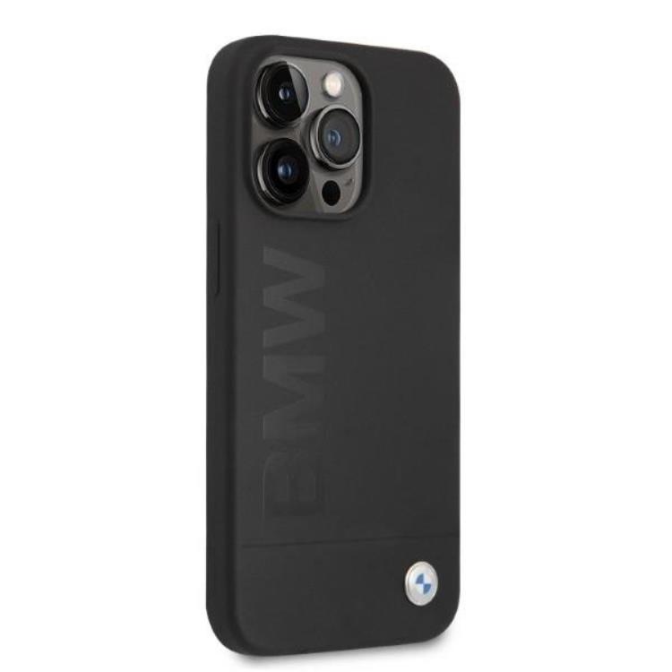 BMW Etui BMW iPhone 13 Pro Skal Magsafe Silicone Signature Logo - Svart