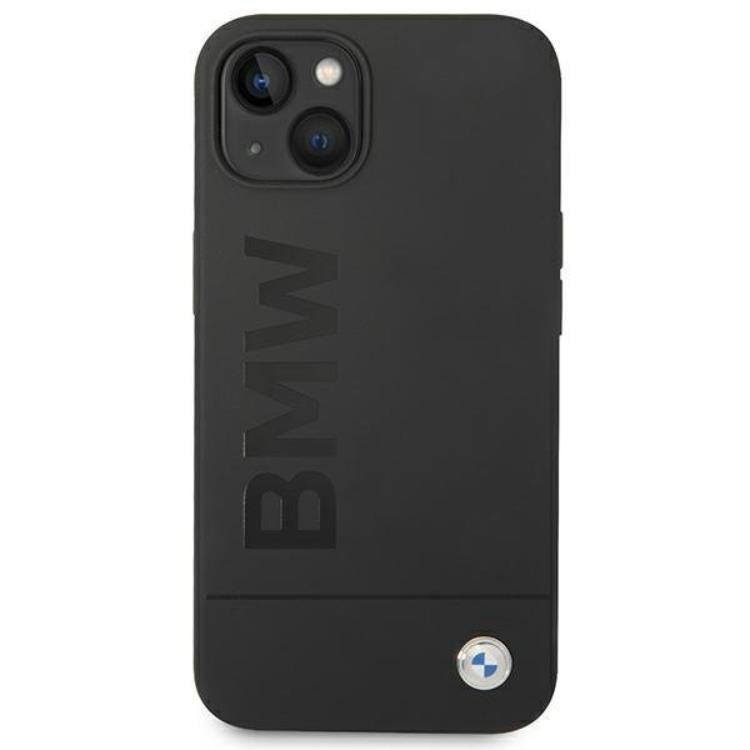 BMW BMW iPhone 14 Plus Skal Magsafe Silicone Signature Logo - Svart