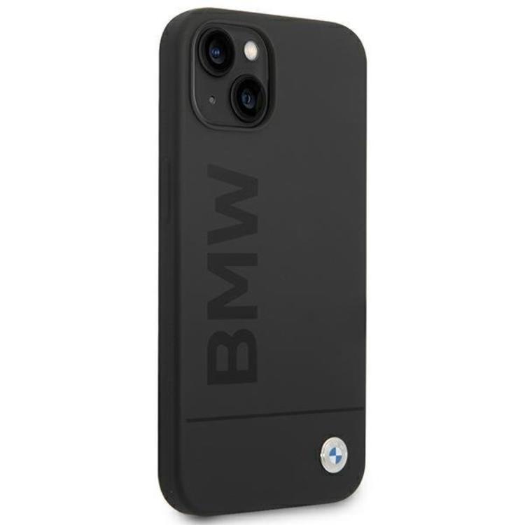 BMW BMW iPhone 14 Plus Skal Magsafe Silicone Signature Logo - Svart
