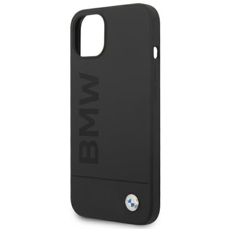 BMW BMW iPhone 14 Plus Skal Magsafe Silicone Signature Logo - Svart