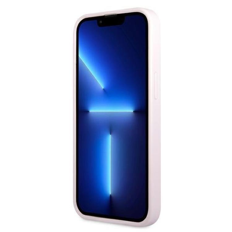 Guess Guess iPhone 13 mini Skal Saffiano Hot Stamp & Metal Logo - Lila