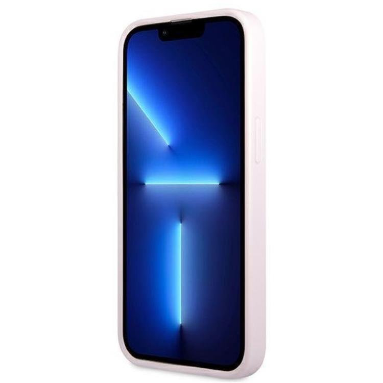 Guess Guess iPhone 13 Pro Skal Saffiano Hot Stamp & Metal Logo - Lila