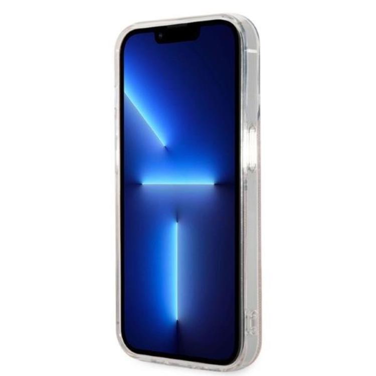 Guess GUESS iPhone 14 Pro Max Magsafe Skal 4G Print + Trådlös Laddare - Rosa