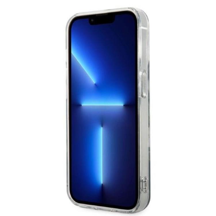 Guess GUESS iPhone 14 Pro Magsafe Skal Jungle + Trådlös Laddare - Grön