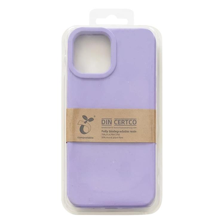 OEM iPhone 14 Pro Max Skal Eco Silikon Degradable - Lila