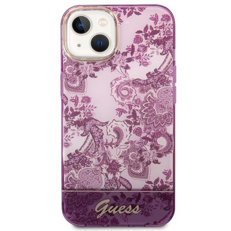 Guess GUESS iPhone 14 Plus Skal Porcelain Collection - Fuschia