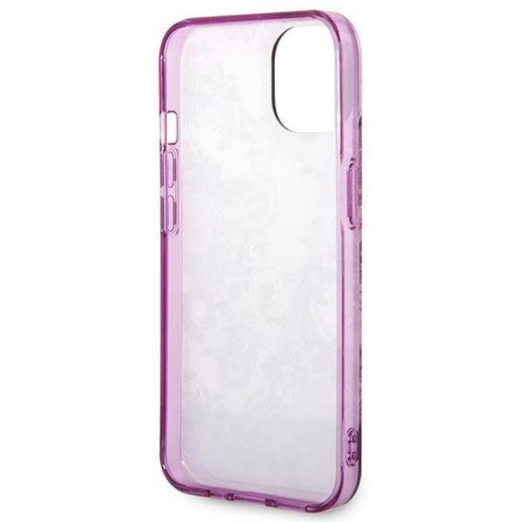 Guess GUESS iPhone 14 Plus Skal Porcelain Collection - Fuschia