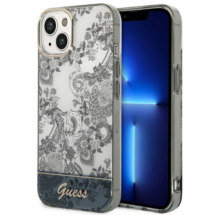 Guess GUESS iPhone 14 Plus Skal Porcelain Collection - Grå