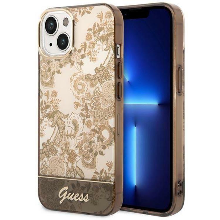 Guess GUESS iPhone 14 Plus Skal Porcelain Collection - Ocher
