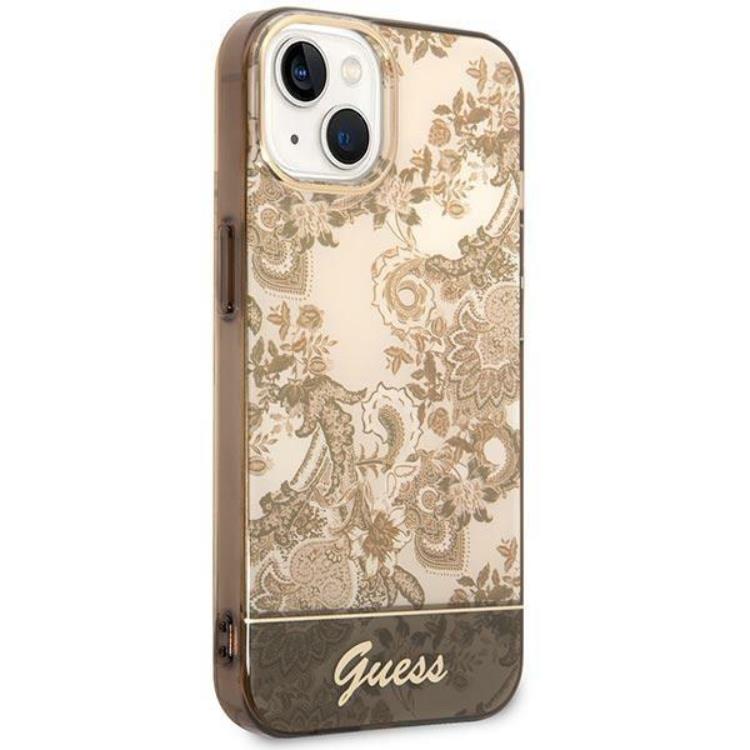 Guess GUESS iPhone 14 Plus Skal Porcelain Collection - Ocher