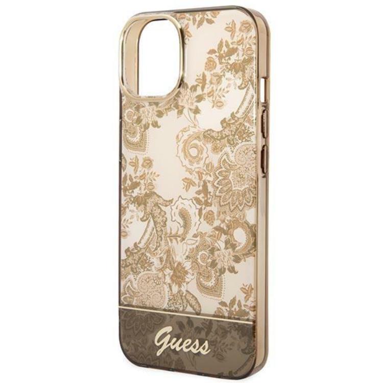 Guess GUESS iPhone 14 Plus Skal Porcelain Collection - Ocher