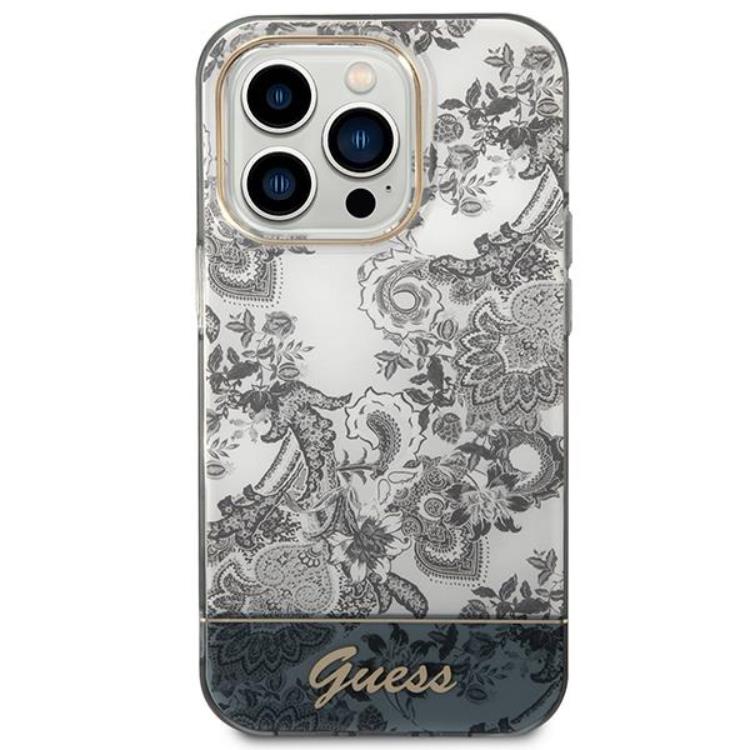 Guess GUESS iPhone 14 Pro Skal Porcelain Collection - Grå