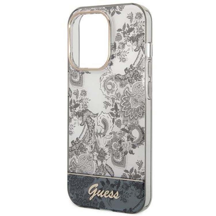 Guess GUESS iPhone 14 Pro Skal Porcelain Collection - Grå