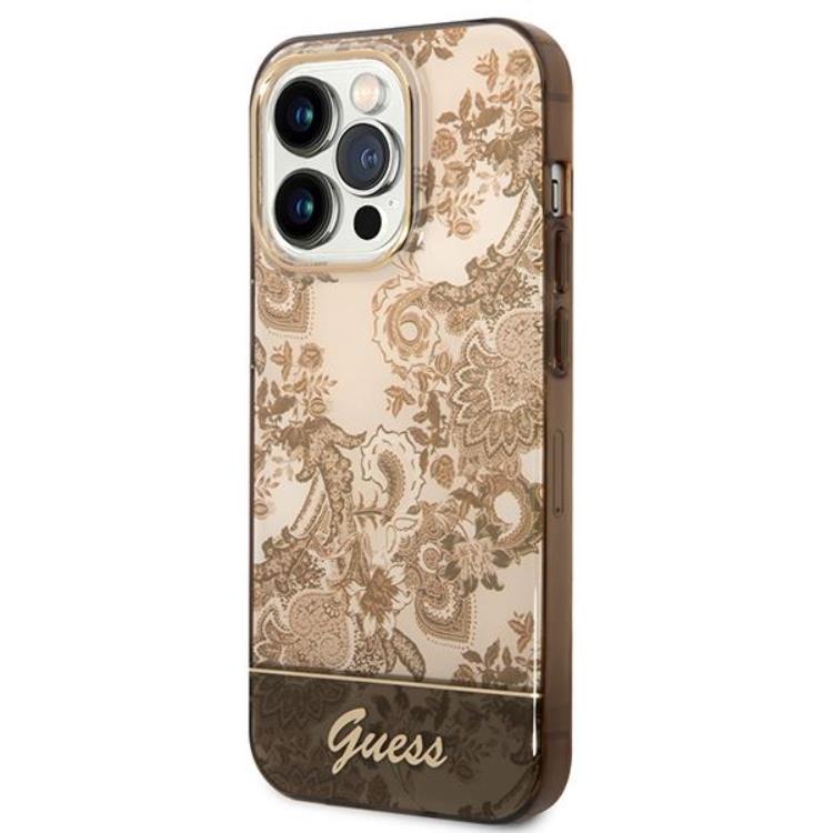 Guess GUESS iPhone 14 Pro Skal Porcelain Collection - Ocher