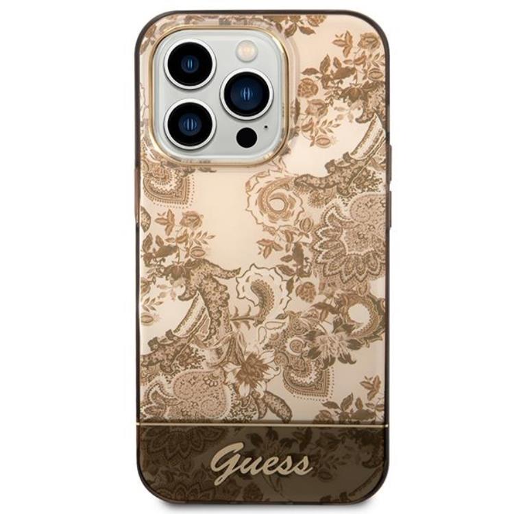 Guess GUESS iPhone 14 Pro Skal Porcelain Collection - Ocher