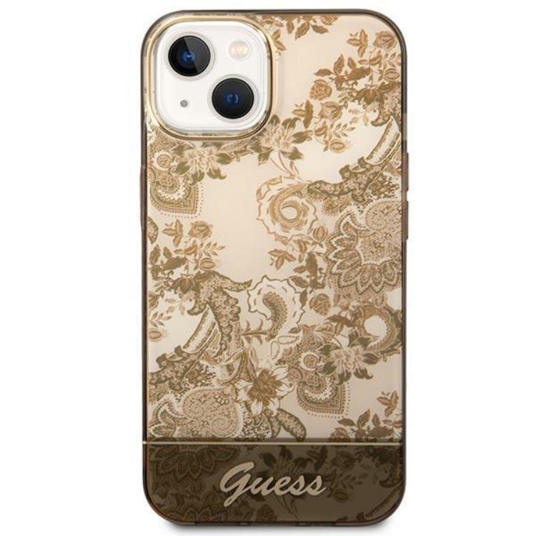 Guess GUESS iPhone 14 Skal Porcelain Collection - Ocher