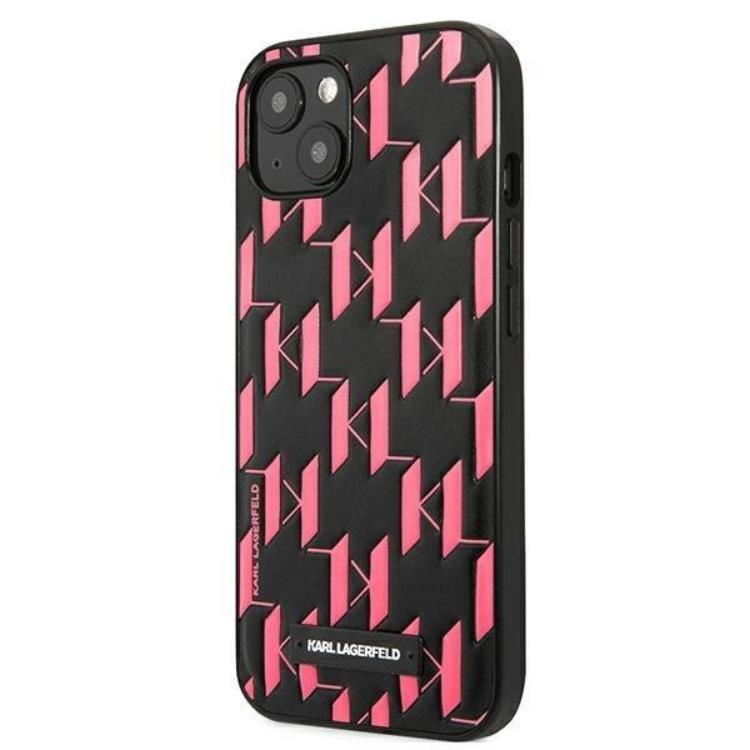 KARL LAGERFELD Karl Lagerfeld iPhone 13 mini Skal Monogram Plaque - Rosa