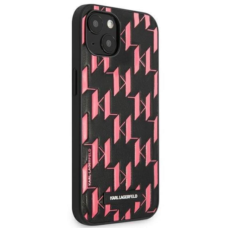 KARL LAGERFELD Karl Lagerfeld iPhone 13 mini Skal Monogram Plaque - Rosa