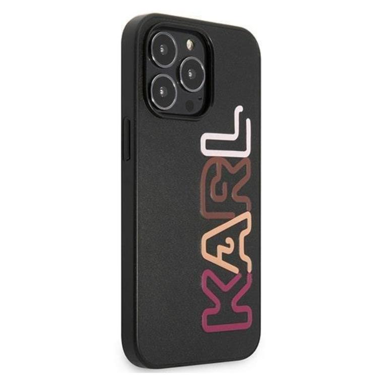 KARL LAGERFELD Karl Lagerfeld iPhone 13 Pro Skal Multipink Brand - Svart