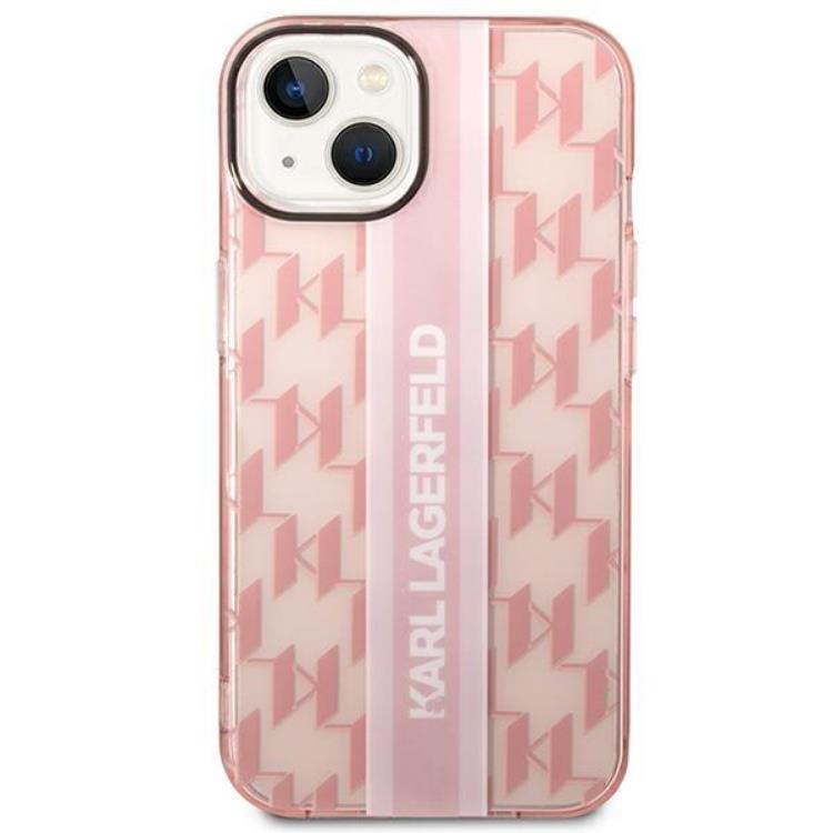KARL LAGERFELD Karl Lagerfeld iPhone 14 Plus Skal Mono Vertical Stripe - Rosa