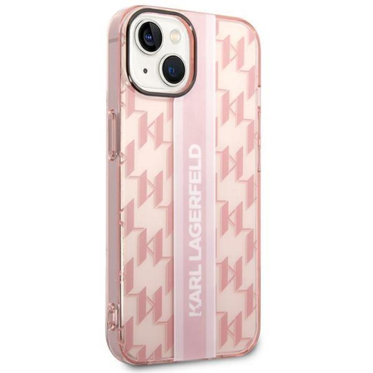 KARL LAGERFELD Karl Lagerfeld iPhone 14 Plus Skal Mono Vertical Stripe - Rosa
